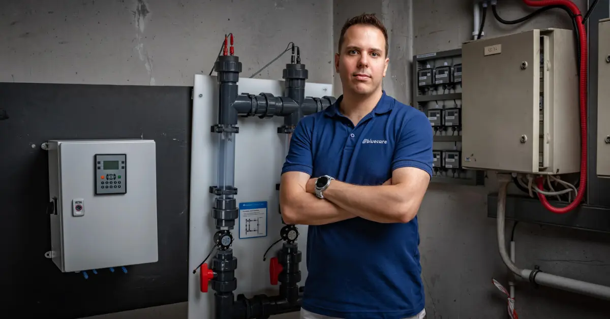 bluecare - generator srebra i miedzi do usuwania bakterii legionella