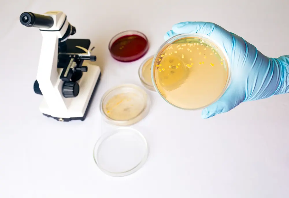 Badanie mikrobiologiczne metodą hodowlaną.