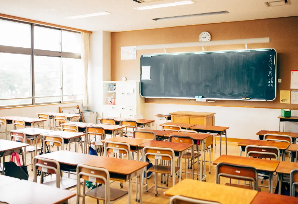 Klasa szkolna - szkoły to kluczowe miejsce pod kątem rozwoju Legionelli