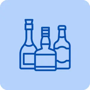 Grupy ryzyka narażone na bakterie Legionella - osoby nadużywające alkoholu.