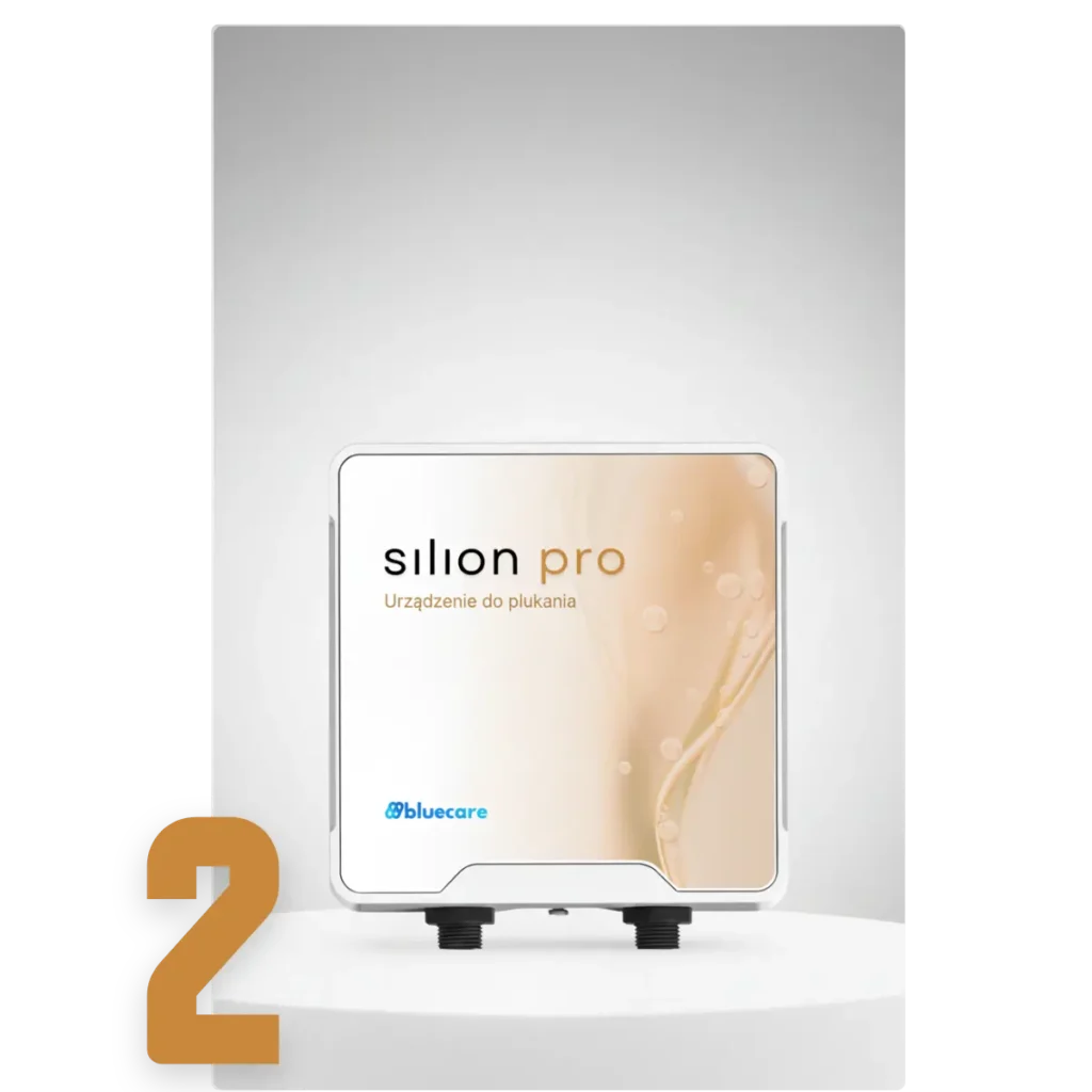 Silion PRO – urządzenie do płukania, część generatora jonów srebra i miedzi Legionella.